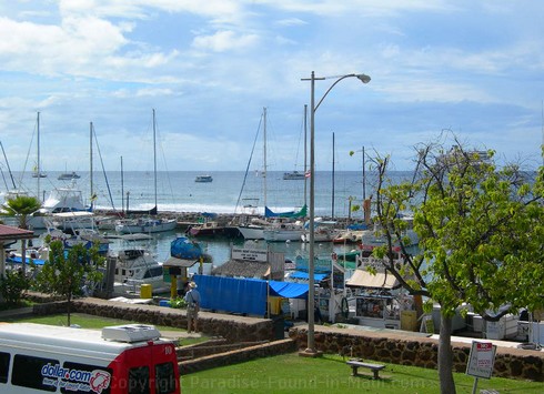 Picture of Lahaina Harbor, Maui, Hawaii.