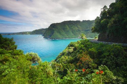 Drive your car rental in Maui, Hawaii along the Road to Hana