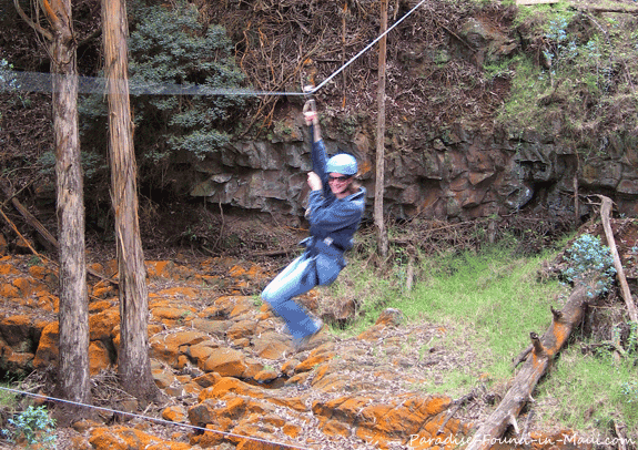 Ziplining on Haleakala with Skyline Eco Adventures