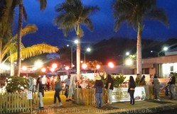 Picture of the Beer and Wine Garden at Wailuku First Friday, Maui, Hawaii.