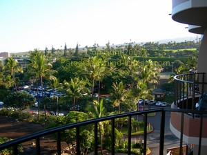 Royal Lahaina Resort Maui, garden view from lanai